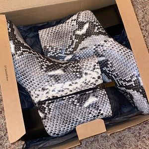 Snake Skin Boots